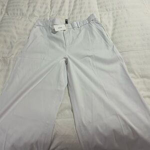 SPANX Light White Wide-Leg Chinos